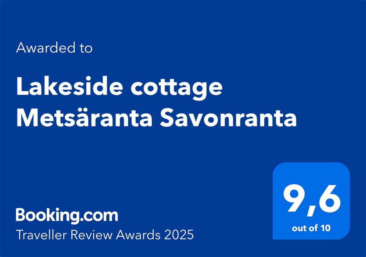 Lakeside Cottage Metsaeranta Savonranta Exterior photo